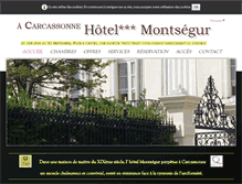 Tablet Screenshot of hotelmontsegur.com